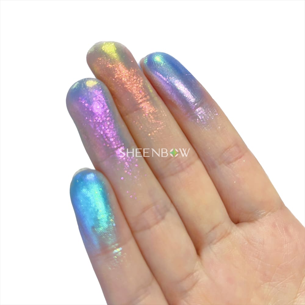 Aurora Multichrome Chameleon for Eyeshadow & Nail Art — aurora, multichrome, chameleon, iridescent pigment