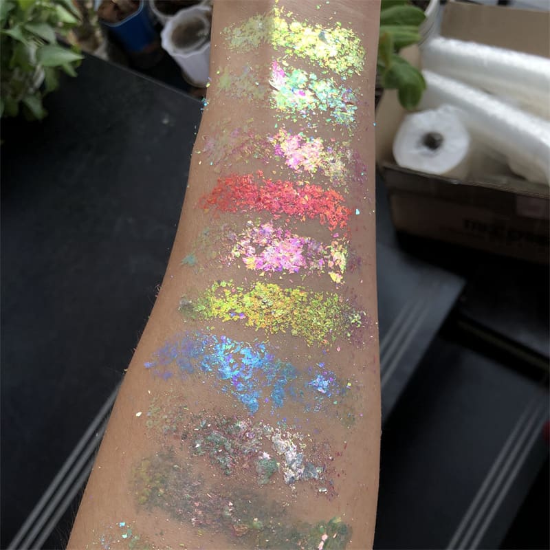 Chameleon Holographic Iridescent for Resin Crafts — chameleon, holographic, iridescent, color-shifting pigment