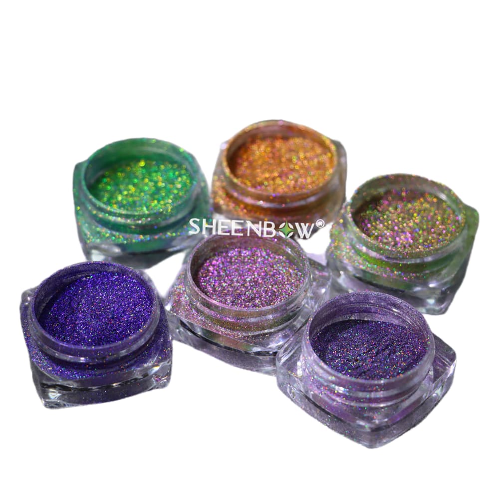 Holographic Laser Color-Shifting for Makeup — Cosmetic Grade