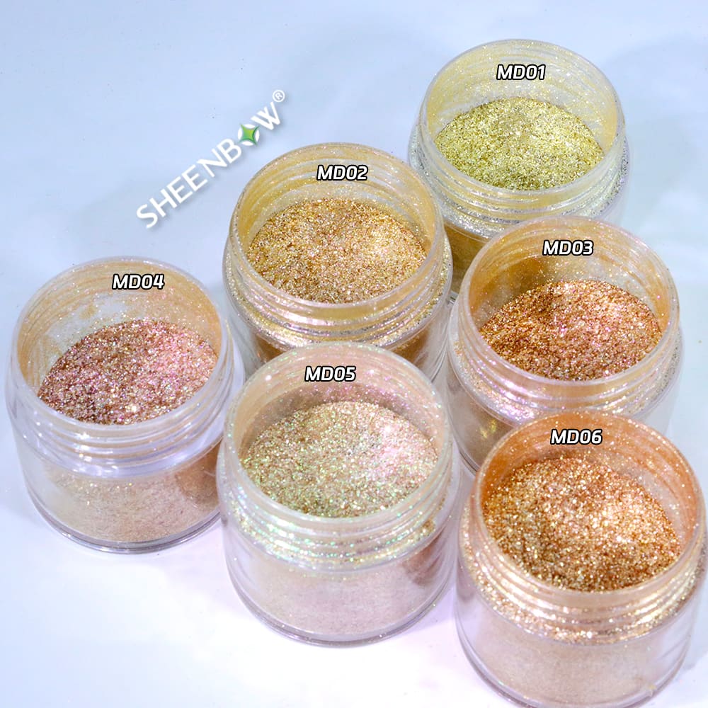 Color-Shifting Metallic Glitter for Eyeshadow & Makeup