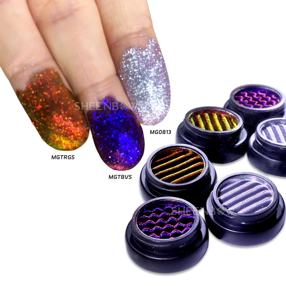 Multichrome Magnetic 3D Cat Eye Color-Shifting for Eyeshadow & Makeup